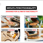Cuzi Gourmet - 4 Piece Pizza Stone Set